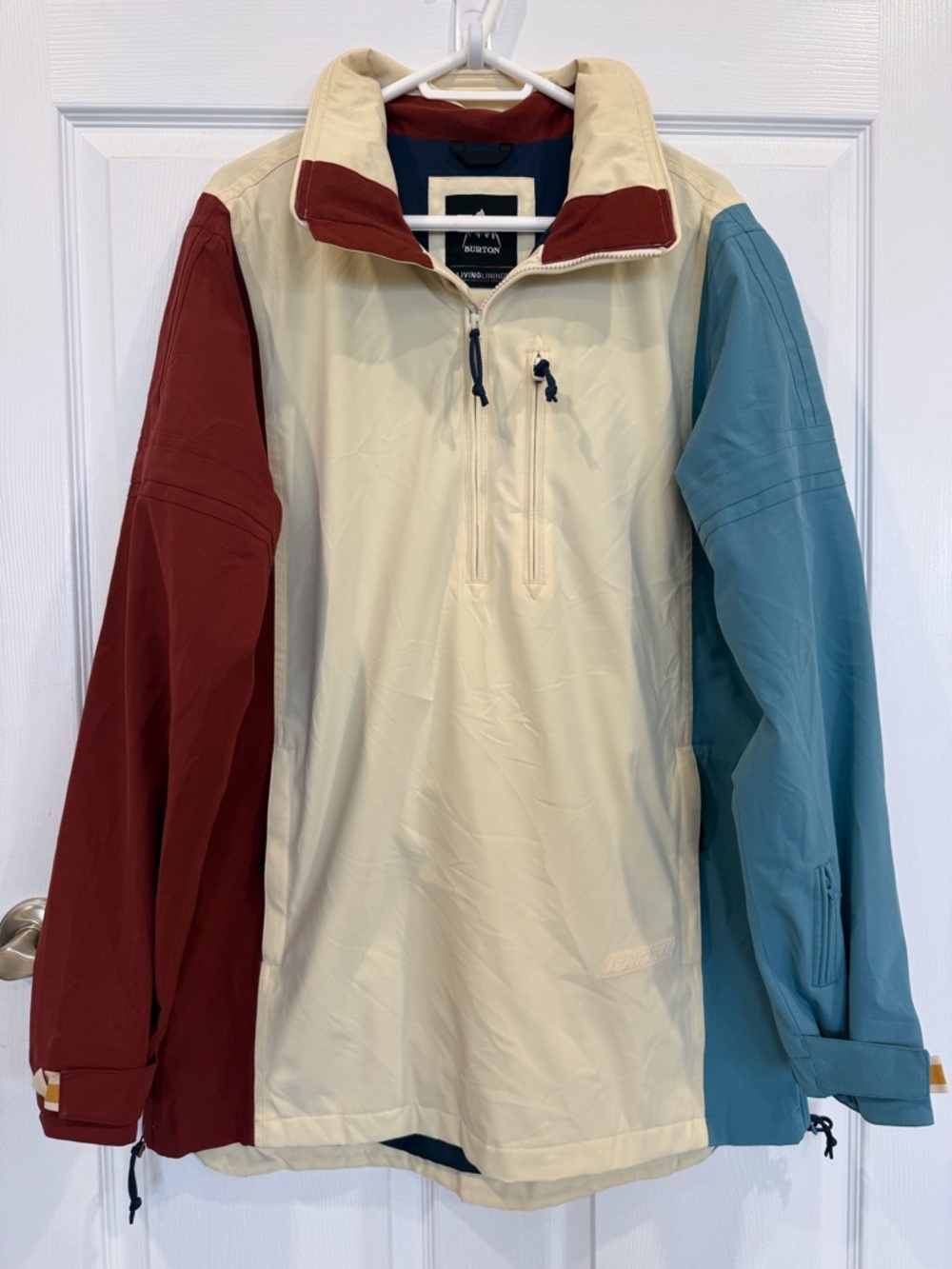 Burton Retro Anorak Jacket breathable waterproof ski snowboard slopes Size L